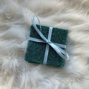 Beaded coasters